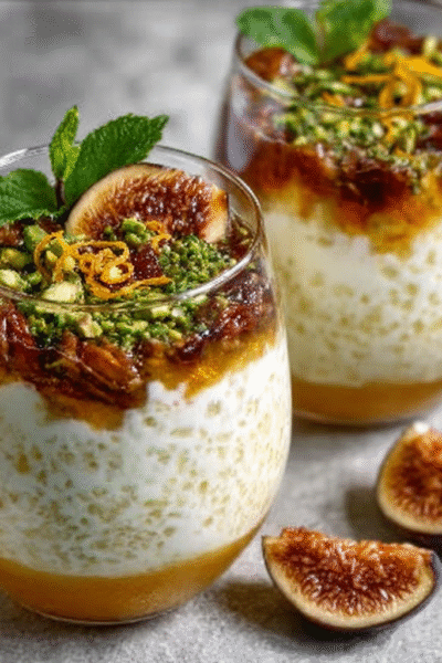 Lebanese Date & Orange Blossom Mousse