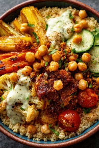Maghreb Spiced Couscous Bowl