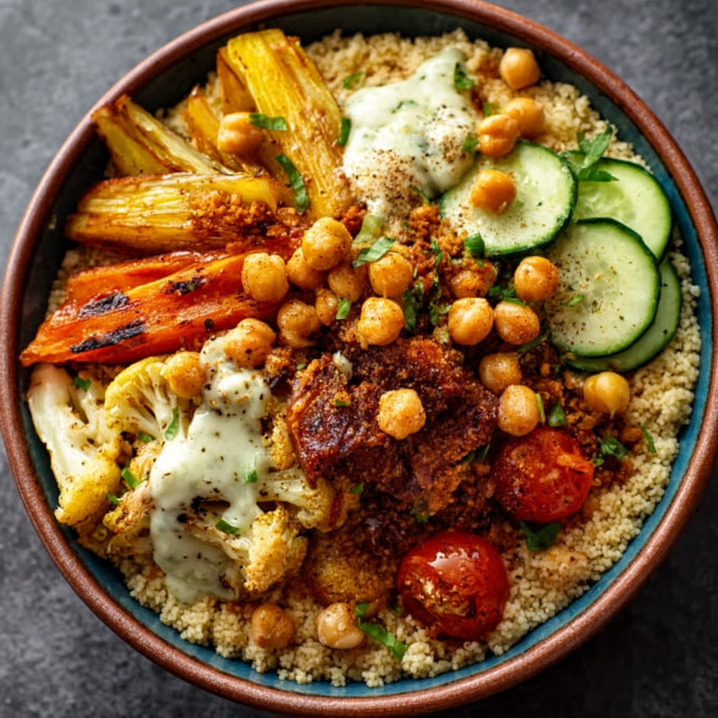 Maghreb Spiced Couscous Bowl