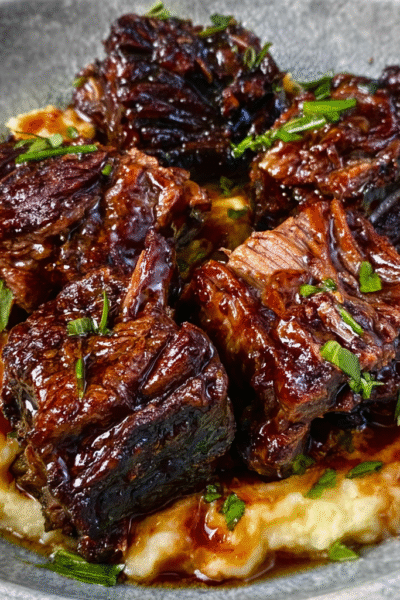 Maple-Bourbon Glazed Short Ribs