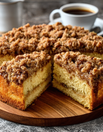 Maple Streusel Cake with Browned Butter
