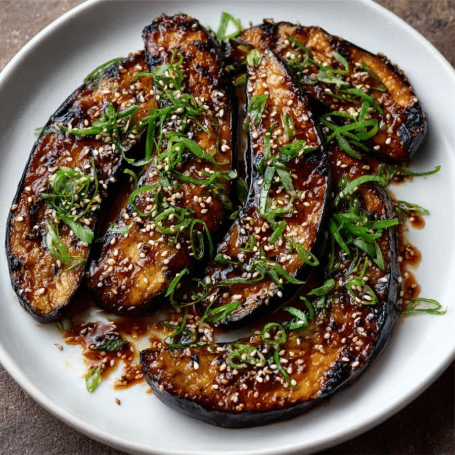Miso-Ginger Glazed Eggplant with Sesame Seeds, Unveiled! 6 Miso-Ginger Glazed Eggplant with Sesame Seeds