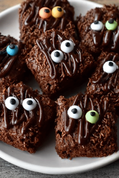 Monster Eye Brownie Bites
