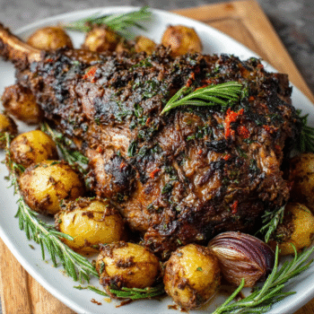 Moroccan Spiced Leg of Lamb
