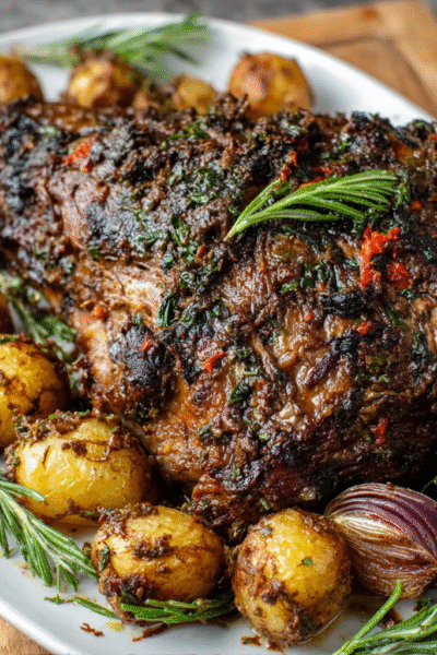 Moroccan Spiced Leg of Lamb