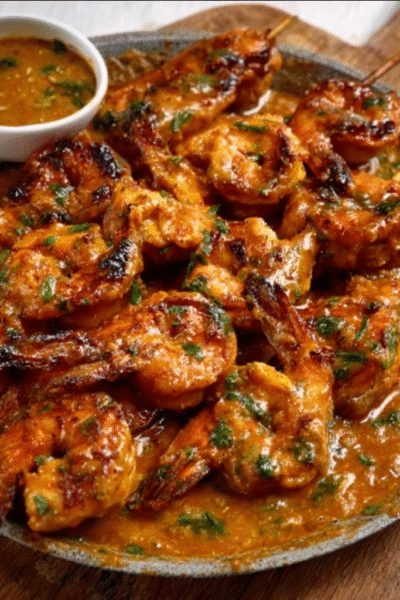 Mozambican Peri-Peri Shrimp Skewers