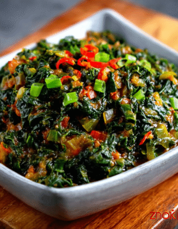 Muriwo Unedovi (Leafy Greens in Peanut Butter Sauce)