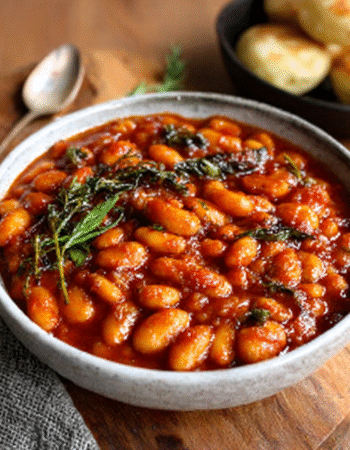 Nyimo Beans in Tomato Sauce