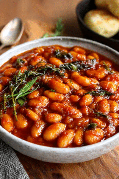 Nyimo Beans in Tomato Sauce