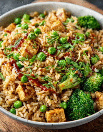 Peanut Butter Rice with Vegetables