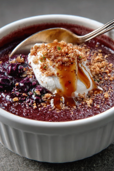 Peruvian Purple Corn Cream Pudding