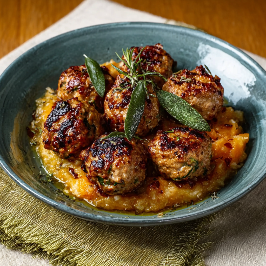 Pork, Apple & Sage Meatballs