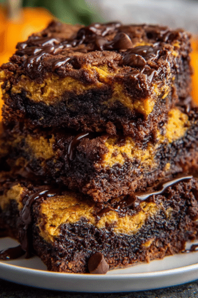Pumpkin Brownies