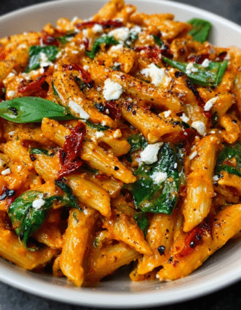 Roasted Red Pepper & Goat Cheese Penne