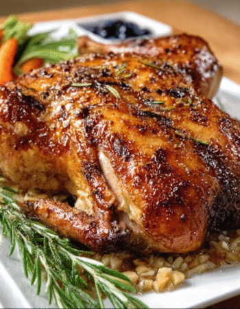Rosemary Garlic Roasted Duck