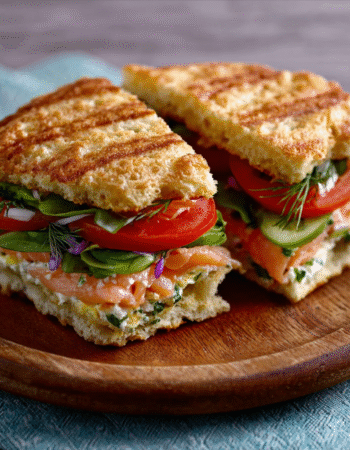 Smoked Salmon & Dill Cloud Bread Sandwiches