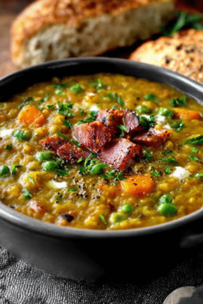 Split Pea Soup with Smoked Ham