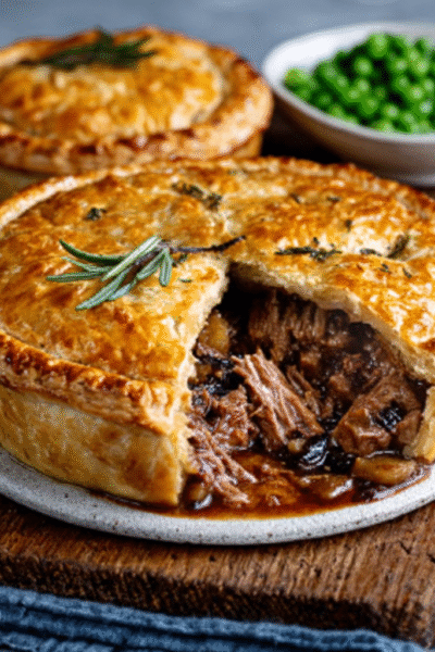 Spring Herb & Garlic Lamb Pies