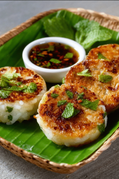 Thai Coconut Lemongrass Rice Cakes