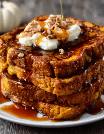 The BEST Pumpkin French Toast