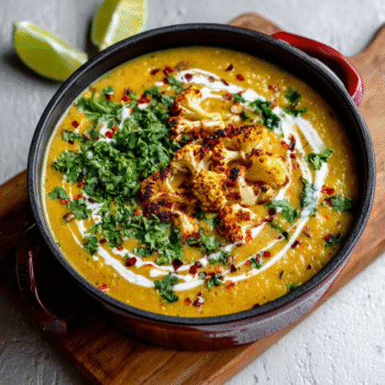 Turmeric Coconut Cauliflower Soup