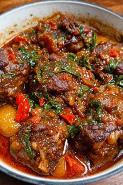 Zimbabwean Oxtail Stew