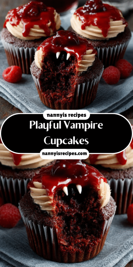Playful Vampire Cupcakes with Fruity Glaze Delight Everyone! 7 usa29canva after 1