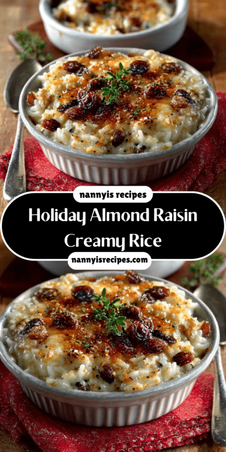 Holiday Almond Raisin Creamy Rice: Indulge in a Festive Treat! 7 10 3