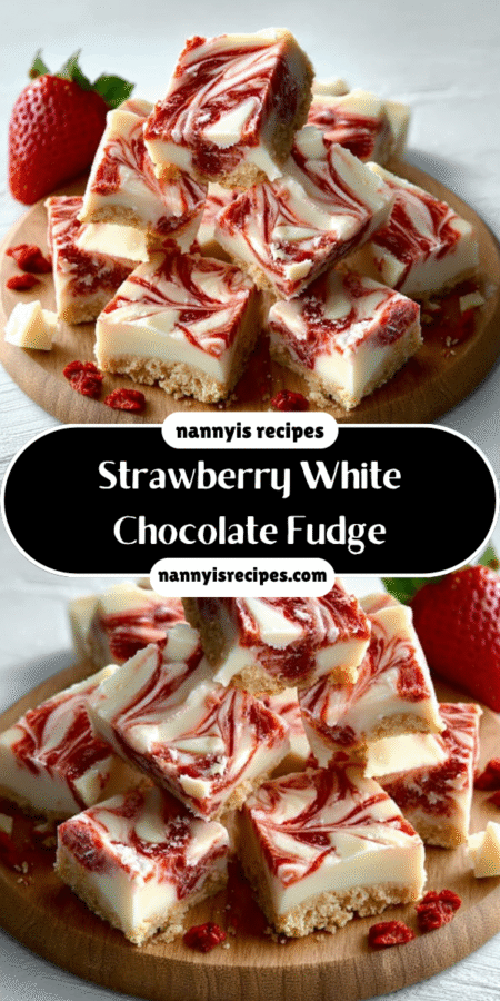 Strawberry White Chocolate Fudge: A Sweet Delight You’ll Love 7 12 3