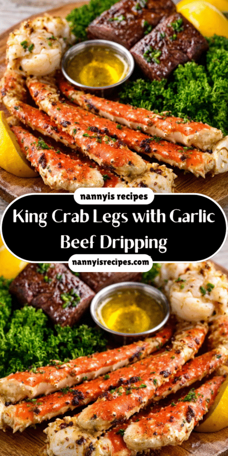 King Crab Legs with Garlic Beef Dripping: A Delightful Treat 7 12 4