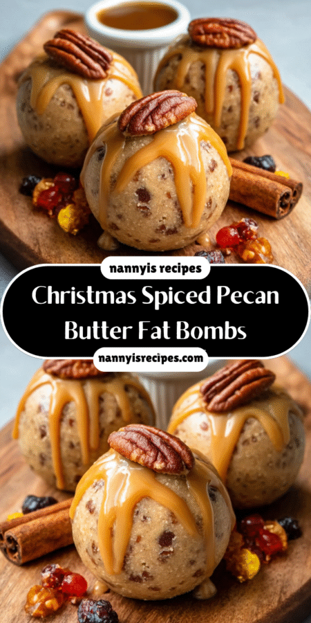 Christmas Spiced Pecan Butter Fat Bombs: A Delicious Treat! 7 14 8