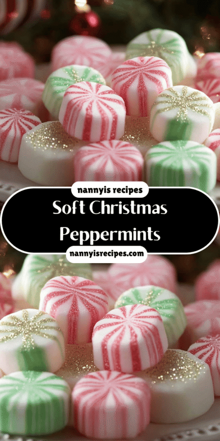 Soft Christmas Peppermints are easy, no-bake delights! 7 15 2