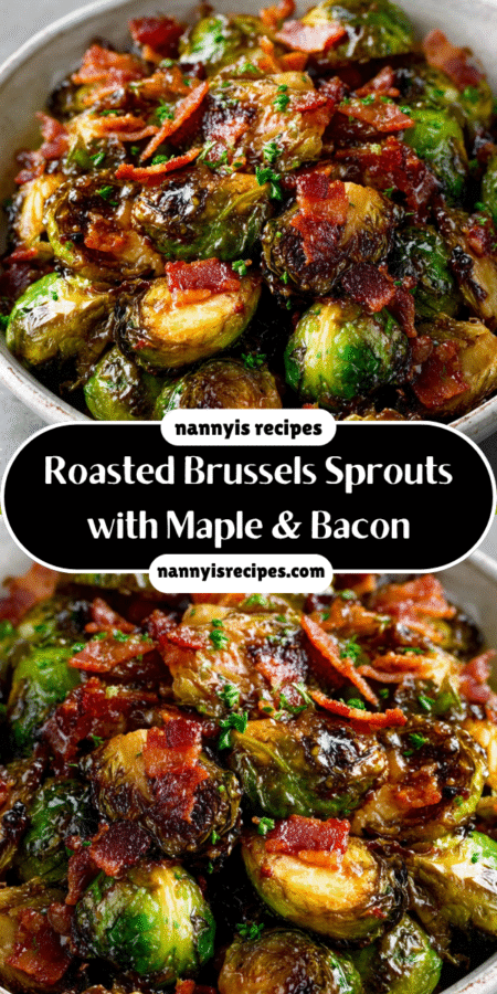 Roasted Brussels Sprouts with Maple & Bacon Delight You! 7 15