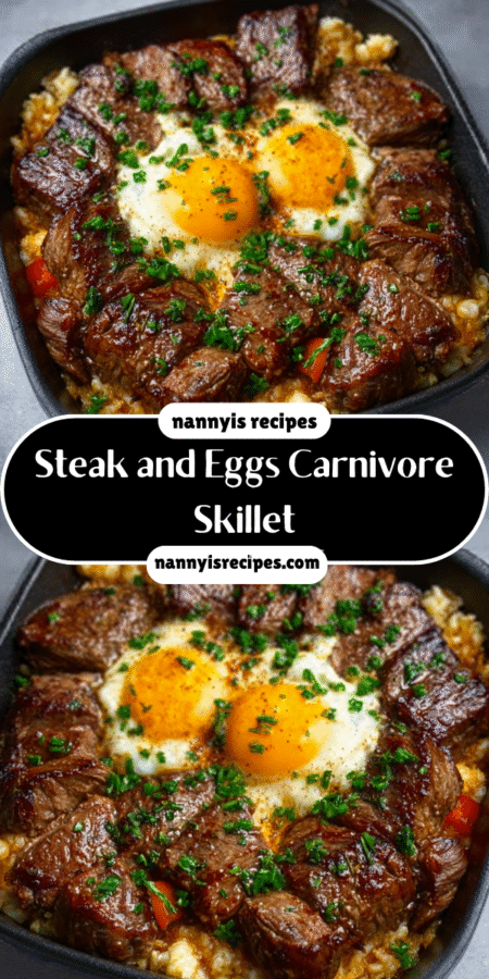 Steak and Eggs Carnivore Skillet: The Perfect High-Protein Meal 7 18 7