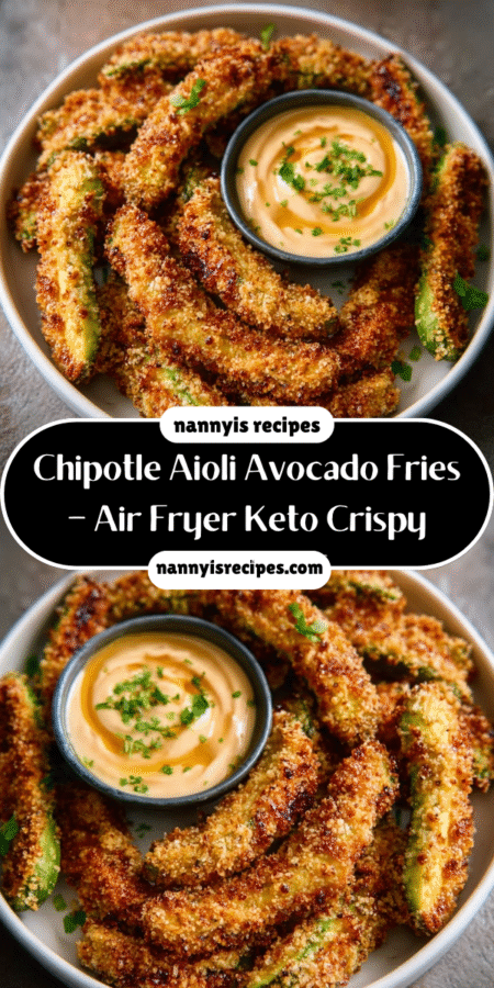 Chipotle Aioli Avocado Fries – Air Fryer Keto Delight! 7 26 3
