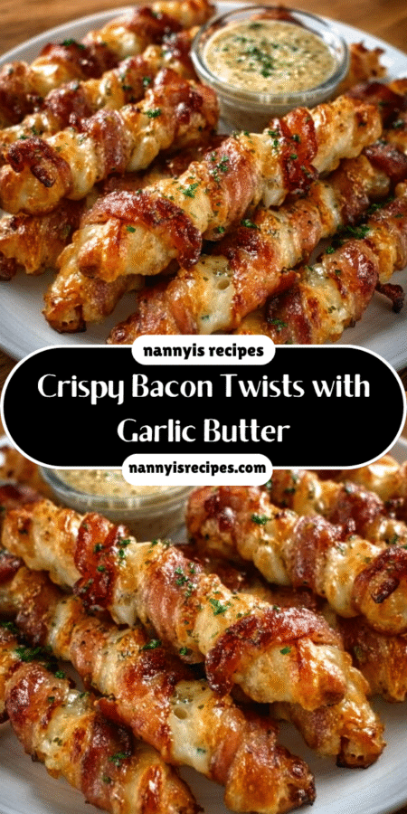 Crispy Bacon Twists with Garlic Butter: A Tasty Delight 7 28