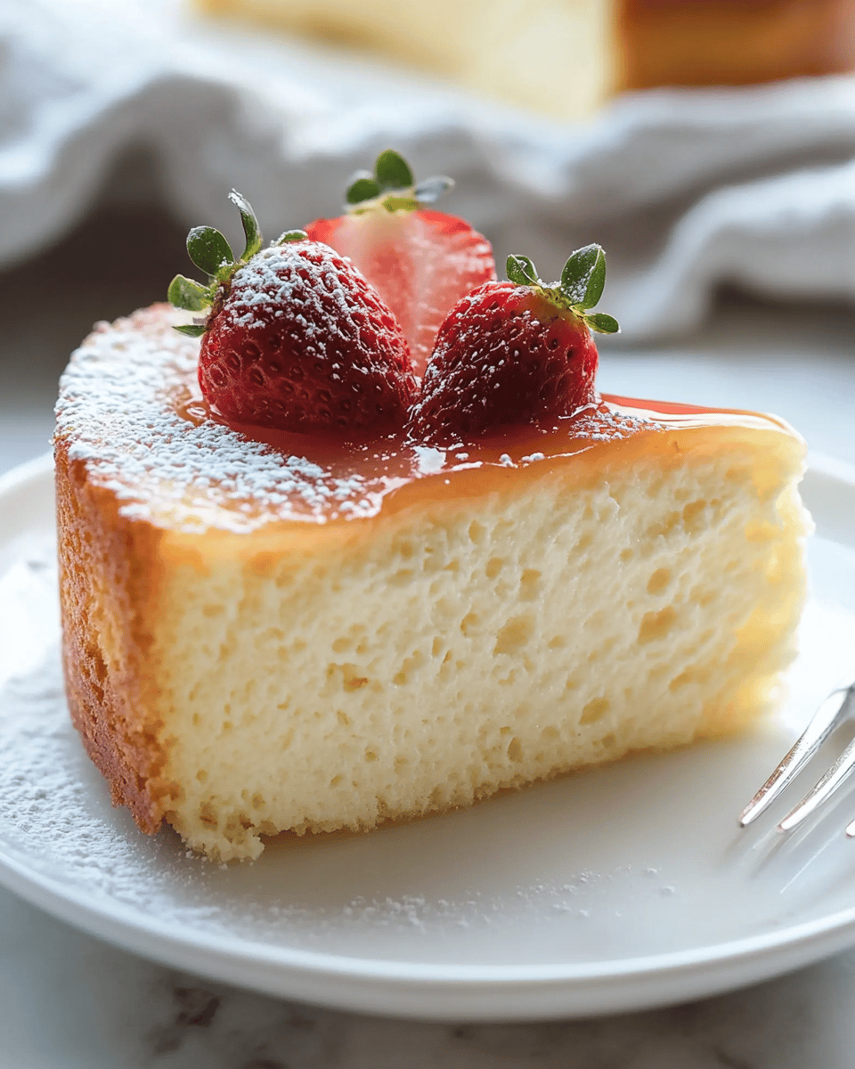 3 Ingredient Creamy Yogurt Cake