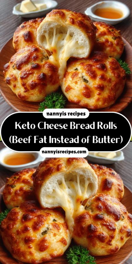 Keto Cheese Bread Rolls: Delight in Beef Fat Magic! 7 34 1