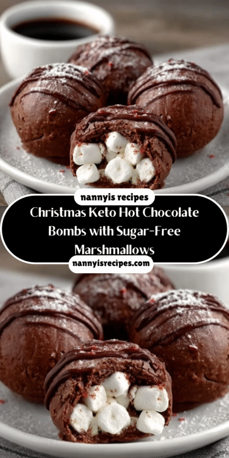 Christmas Keto Hot Chocolate Bombs with Sugar-Free Marshmallows: Deliciously Guilt-Free Indulgence! 7 34 2