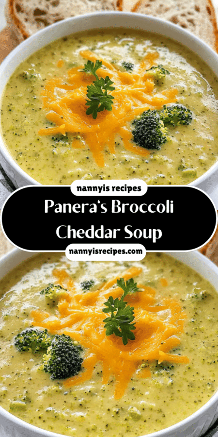 Panera's Broccoli Cheddar Soup: Discover the Secret Recipe! 7 9 2