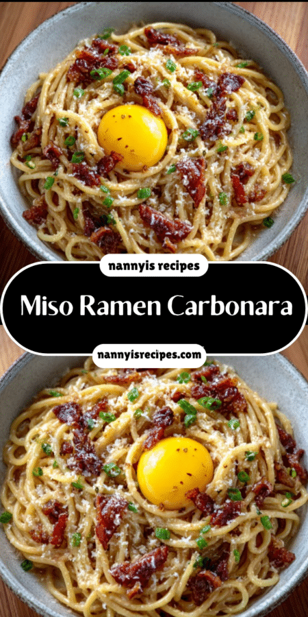 Miso Ramen Carbonara: Discover a Creamy Twist Today! 7 9 5