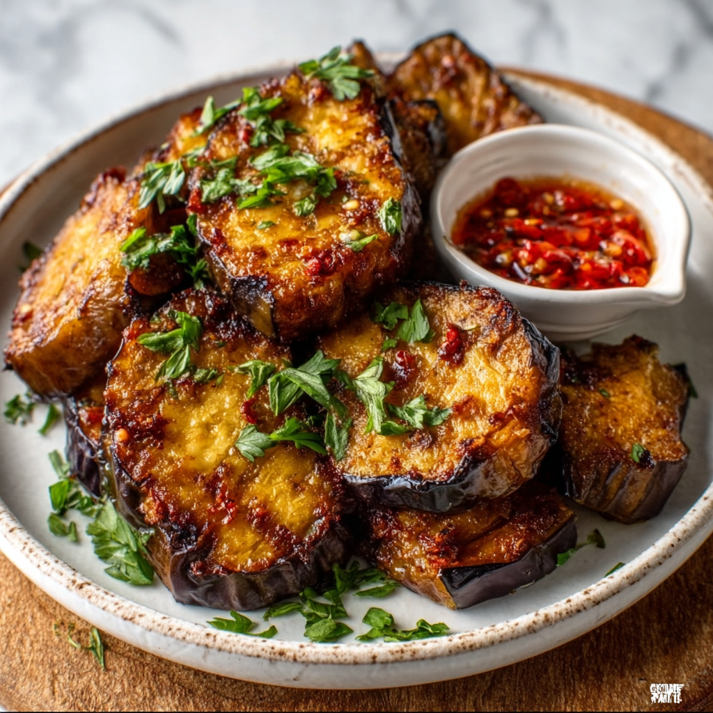 Air Fryer Eggplant “Steaks” – Low-Carb Keto Comfort