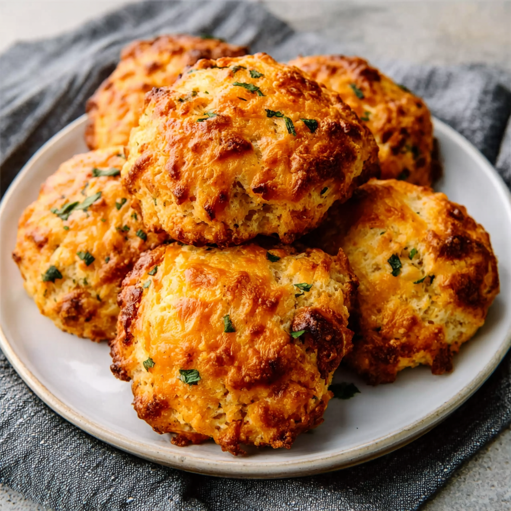 Almond Flour Cheddar Biscuits