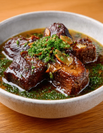 Beef Cheeks Braised in Bone Broth and Butter