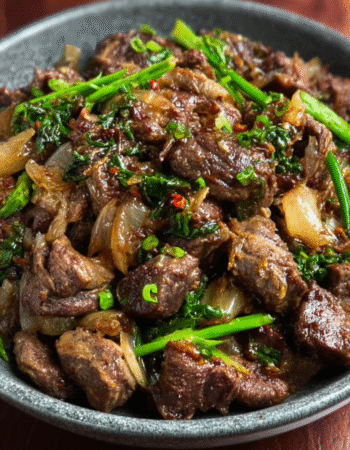 Beef Kidney Stir-Fry in Tallow