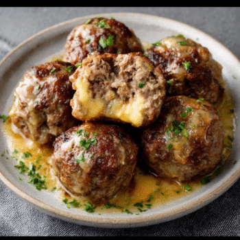 Cheddar-Stuffed Meatballs (Beef Only)