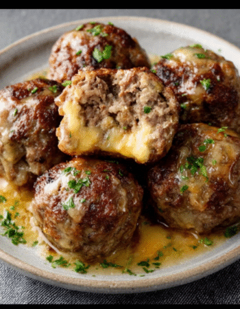 Cheddar-Stuffed Meatballs (Beef Only)