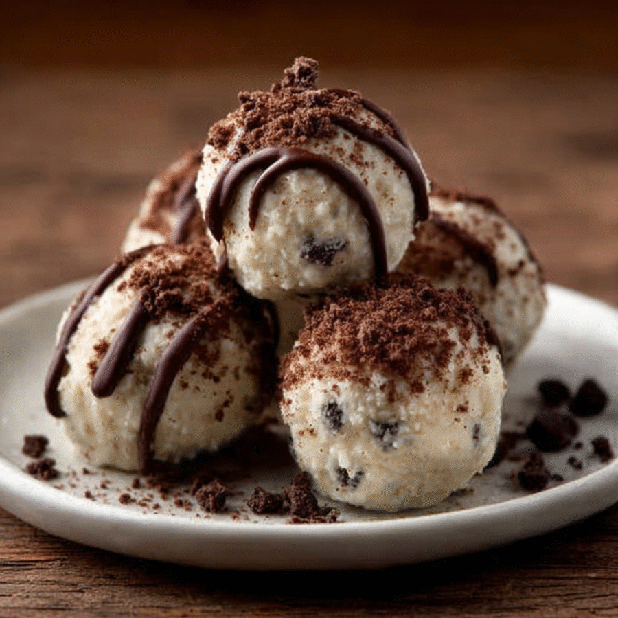 Chocolate Covered Cookie-and-Cream Truffles