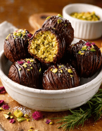 Christmas Cocoa Dusted Macadamia Nut Truffles 1