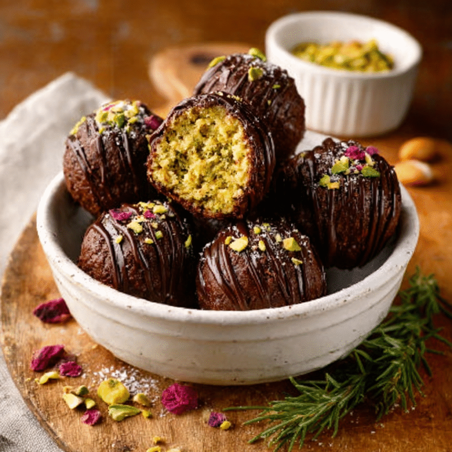 Christmas Cocoa-Dusted Macadamia Nut Truffles delight everyone! 6 Christmas Cocoa Dusted Macadamia Nut Truffles 1